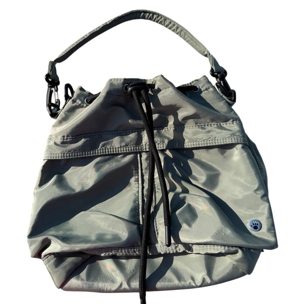 Bearpaw Bucket Cinch Top Bag - Light Green